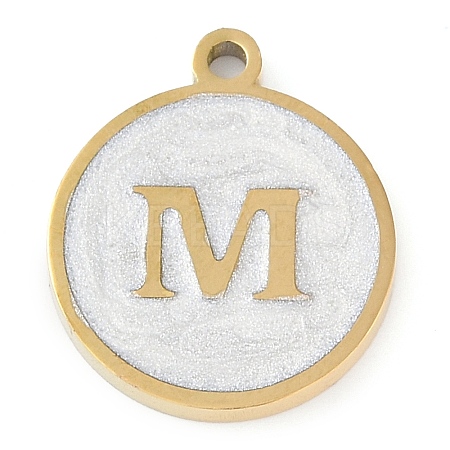 Ion Plating(IP) 201 Stainless Steel Pendants STAS-K288-02G-M-1