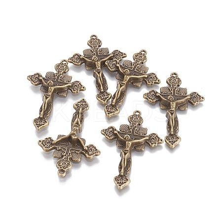 Tibetan Style Alloy Pendants LS-TIBEP-3035-AB-NR-1