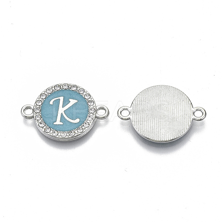 Alloy Enamel Links Connectors LS-ENAM-TAC0003-01S-06K-1