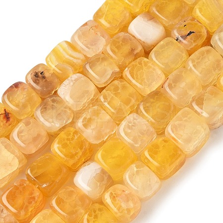 Natural Dragon Veins Agate Beads Strands G-G177-E08-05-1
