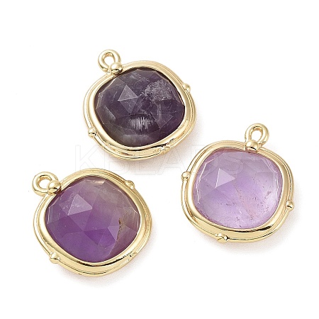 Natural Amethyst Pendants G-G012-09C-02-1