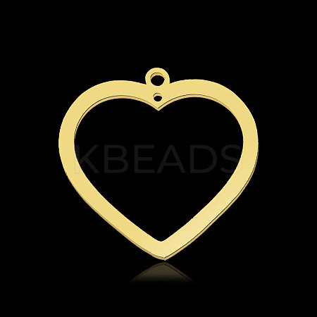 Ion Plating(IP) 201 Stainless Steel Pendants STAS-N090-LA868-2-1