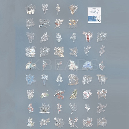 100Pcs Story of Four Seasons PET Stickers Self-Adhesive Stickers DIY-K074-06D-1