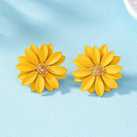Alloy Stud Earrings FS-WG4E97C-03-1