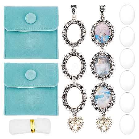Alloy Crystal Rhinestones Big Pendants FIND-CA0004-65-1