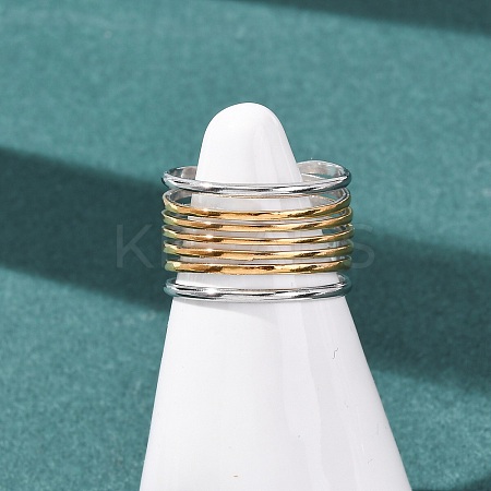 304 Stainless Steel Cuff Open Rings RJEW-H266-04B-GP-1