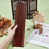 Birch & Poplar Plywood Dollhouse Wall DIY-WH0591-120A-3