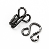 Brass Garment Hook and Eye KK-WH0044-93B-2