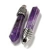 Natural Amethyst Pointed Big Pendants G-F766-02AS-06-2