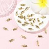 SHEGRACE Brass Slide On End Clasp Tubes XGRQ1R818-355G-4
