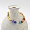 Long-Lasting Plated Brass Beads Slider Bracelets for Women BJEW-K268-02G-3