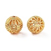 Rack Plating Brass Beads KK-S377-13G-2