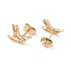 Swallow Shape 304 Stainless Steel Stud Earrings for Women LS-EJEW-Z017-12G-2