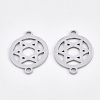 Tarnish Resistant 201 Stainless Steel Links connectors STAS-T044-36P-2