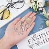 10Pcs 5 Style 304 Stainless Steel Pendants STAS-UN0024-67-2