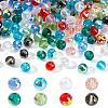 160Pcs 8 Styles Transparent Electroplate Glass Beads EGLA-GA0001-35-1