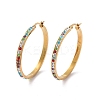304 Stainless Steel Hoop Earrings EJEW-N0031-11G-03D-1