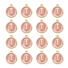 Golden Plated Alloy Enamel Charms LS-ENAM-S118-07I-2