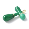 Brass Enamel Pendants KK-E093-03G-T-02-2