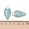 Natural Amazonite Pendants G-G193-02G-08-3