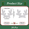 Christmas Theme Felt Fabrics Hair Accessories Findings FIND-WH20004-14D-2
