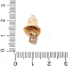 Brass Micro Pave Cubic Zirconia Pendants KK-D427-03G-3