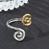 304 Stainless Steel Cuff Open Rings RJEW-D357-04GP-5