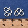 925 Sterling Silver W Shape Clasps LS-STER-K177-06C-S-3