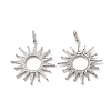 Rack Plating Eco-Friendly Brass Micro Pave Cubic Zirconia Pendants LS-KK-A177-06P-1