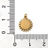 304 Stainless Steel Charms STAS-K263-06G-01-3