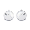 Non-Tarnish 201 Stainless Steel Pendant STAS-B027-14P-1