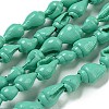 Spray Painted Natural Spiral Shell Beads Strands X1-BSHE-G039-08B-1