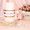 500Pcs 5 Styles Acrylic Beads MACR-TA0001-34-8
