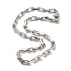 304 Stainless Steel Cable Chain Necklaces NJEW-L173-020P-2