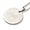 Non-Tarnish Constellation Pendant Necklaces LS-NJEW-S422-04P-01-2