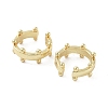 Rack Plating Brass Cuff Ring EJEW-C081-17G-2