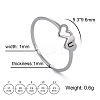 304 Stainless Steel Finger Rings for Women Men FS-WGB974C-63-1