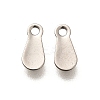 304 Stainless Steel Stamping Blank Tag Charms STAS-F311-04P-02-1