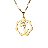 304 Stainless Steel Pendant Necklace PW-WG26640-12-1