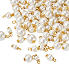 80Pcs 4 Style Eco-Friendly Dyed Glass Pearl Pendants GLAA-CD0001-11-2