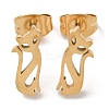 304 Stainless Steel Stud Earrings EJEW-B022-04G-1
