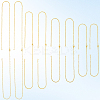 12Pcs 4 Styles 304 Stainless Steel Cable Chain Necklace Making STAS-SC0010-23G-6