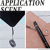 24Pcs 2 Style Silicone Rings with 12Pcs Adjustable Necklace Lanyard Anti-Lost Pendant Holder DIY-GF0008-09A-5