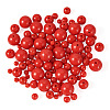 100Pcs 5 Styles Opaque Acrylic Beads MACR-TADJ0001-12A-3