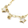 304 Stainless Steel Bracelets BJEW-R003-03G-01-3