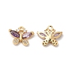 Real 18K Gold Plated Brass Pendant KK-B074-72G-03-1