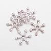 Tibetan Style Alloy Snowflake Beads X-TIBEB-S006-AS-FF-1