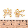 Brass Pave Clear Cubic Zirconia Pendants KK-T074-100A-G-3