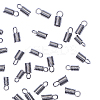 30Pcs 3 Size 304 Stainless Steel Coil Cord Ends STAS-CJ0001-152-6