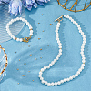 400Pcs 2 Styles Brass Crimp Beads Covers KK-BBC0023-39-4